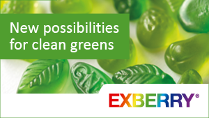 New EXBERRY<sup></sup> Colors give the possibilities for clean greens