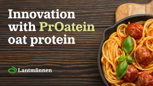 Innovation with PrOatein<sup>TM</sup> oat protein